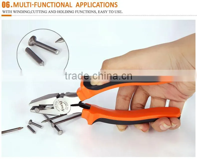 AK-8090 Multi function cutting combination pliers hand tool
