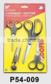 4pcs child craft scissors set with PP handle