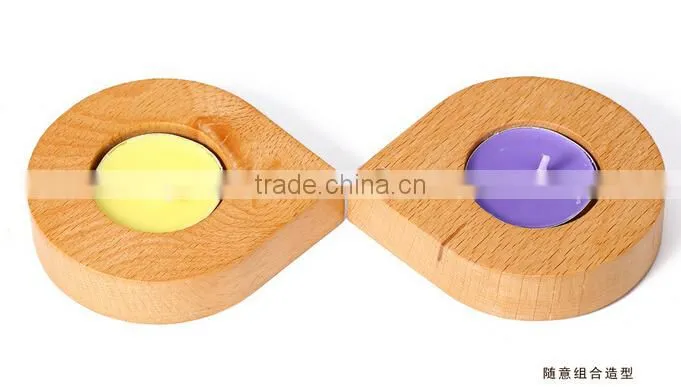Continental Home Decoration Candlestick fashion candle holder wood
