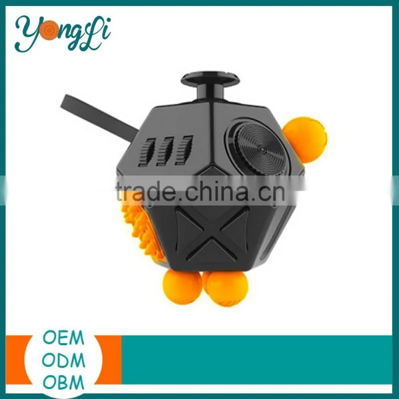 Stress Relief Desk Toy for Adult and Children Fidget Cube 12 Sides