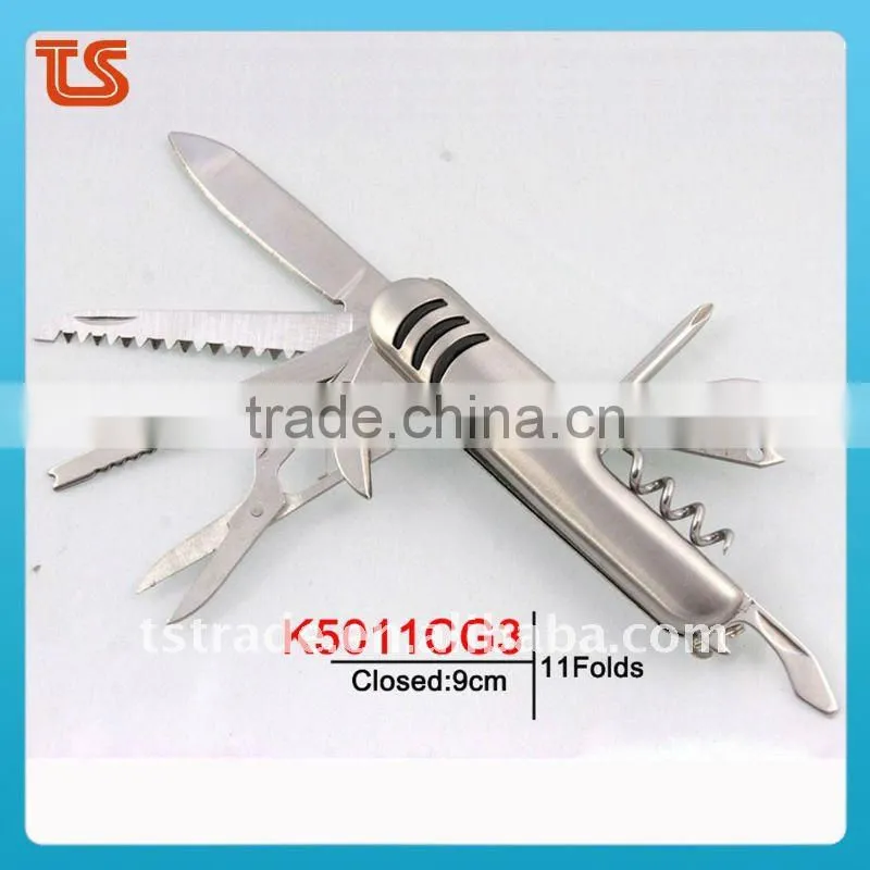 "STOCK" 2014 Stainless steel multi folding pocket strider knife tools (K5011CL2)