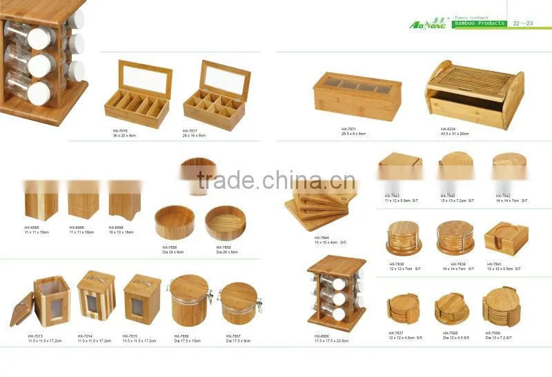 bamboo knife box