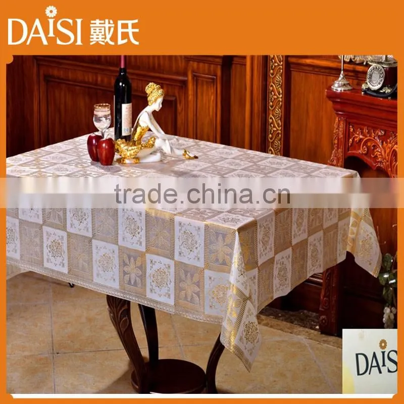 137CM*183CM PVC lace long graceful and Competitive table cloth