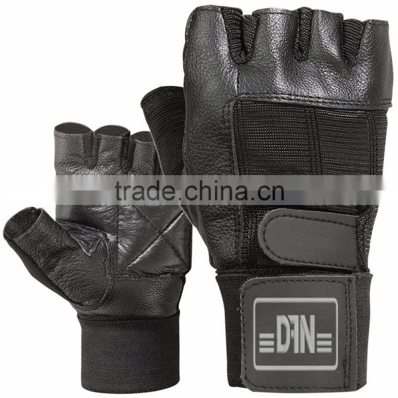Professional Custom Weight Lifting Gloves with Embroidery Silicon Printing