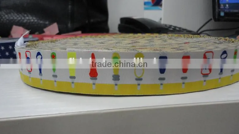 custom colored Jacquard Ribbon tape