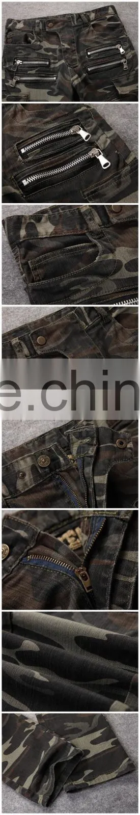Army Style Casual Pants Plus Size Camouflage Pants Trousers