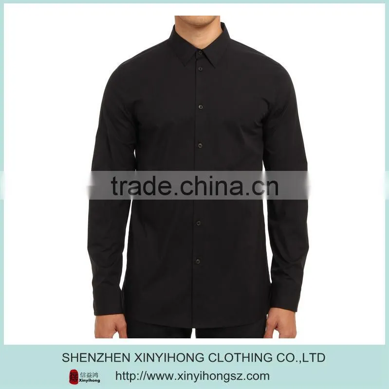 Custom made high quality buttons up dress shirt/work shirt for staff