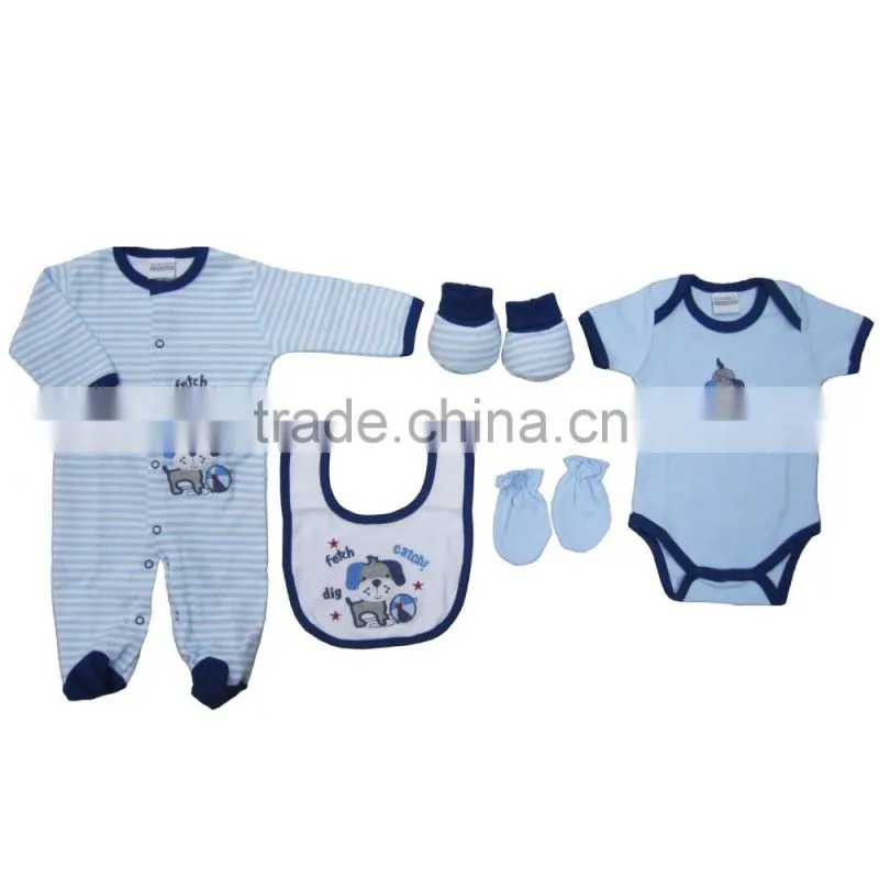 2016 fashion new born 100% cotton wholesale baby cloth