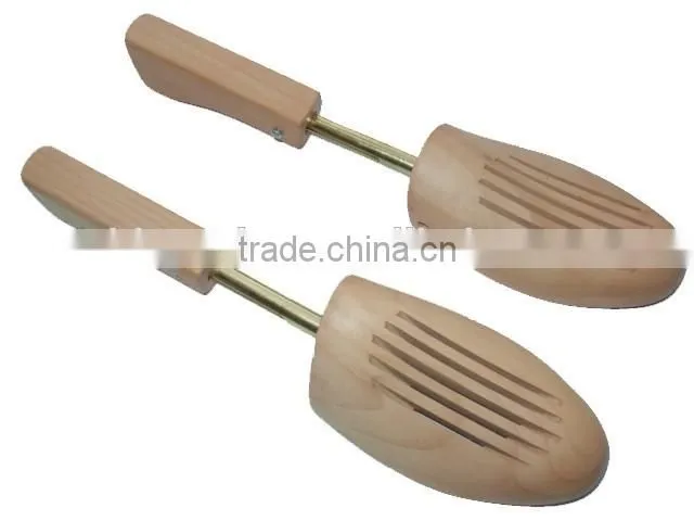 shoe care aromatic red cedar/birch wood/schima wood shoe tree for men