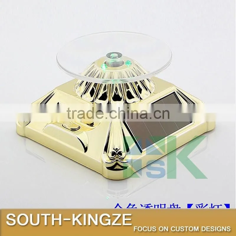 Silver/Gold Asia Buddihism Lightable Cubid Square Base Mobile Phone Display Stand