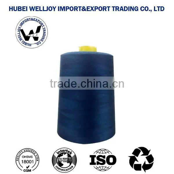 dyeing 100% pes sewing thread for jacket
