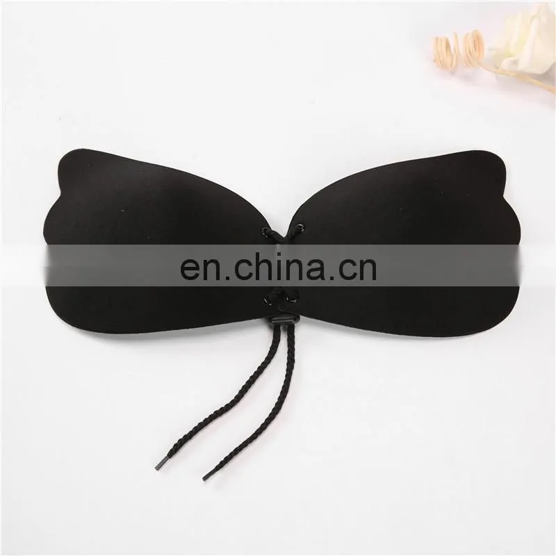 Seamless silicone women adhesive fly bra wholesale