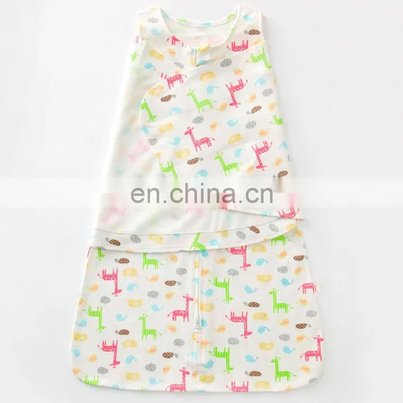 Soft Baby 100% Cotton Swaddle Blanket Adjustable Newborns Swaddle