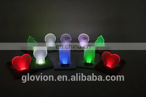New design promotional gift Card lamp LED lamp