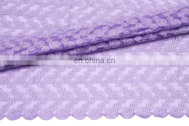 Women latest swiss double organza lace