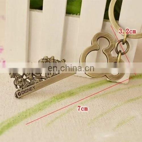 wholesale promotional gifts custom Metal Key ring and Metal Keychain with antique bronze