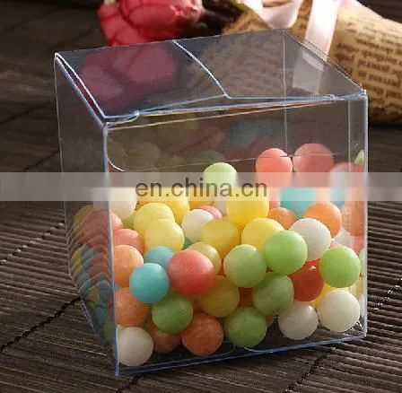 customized empty pvc candy box