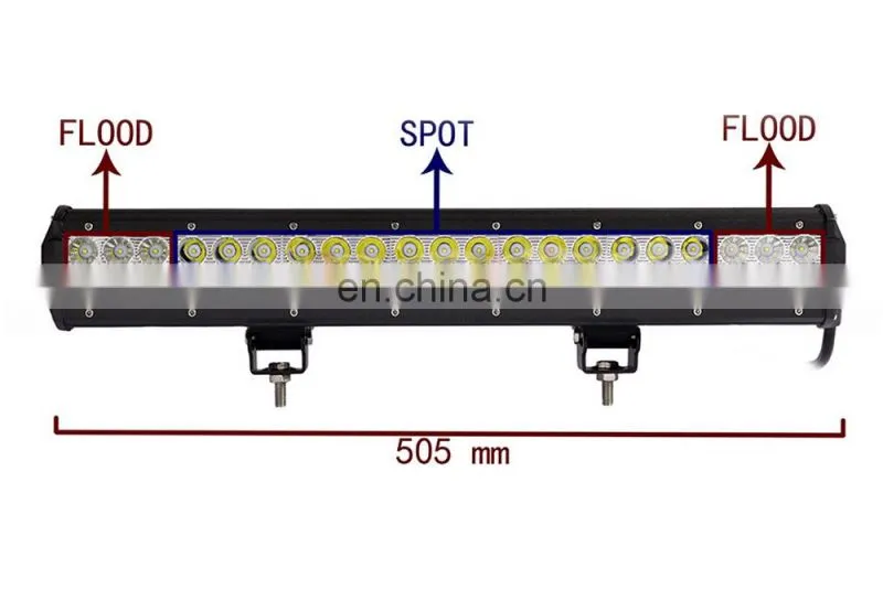 Tractor Boat OffRoad 4WD 4x4 Truck SUV ATV 20" inch 126W LED Work Light Bar