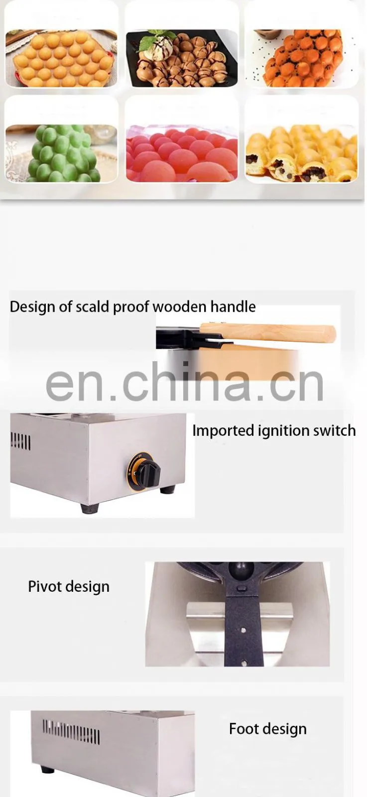 Electric HK QQ Egg Machine Electric HK Egg Cake Oven Egg Cake Waffle Maker