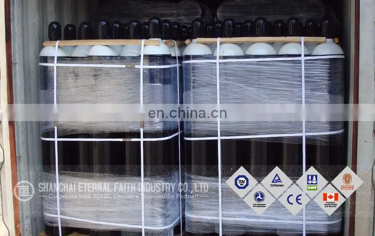 ISO9809 Standard 2017 Nitrogen Gas cylinder TUV certified With Valve