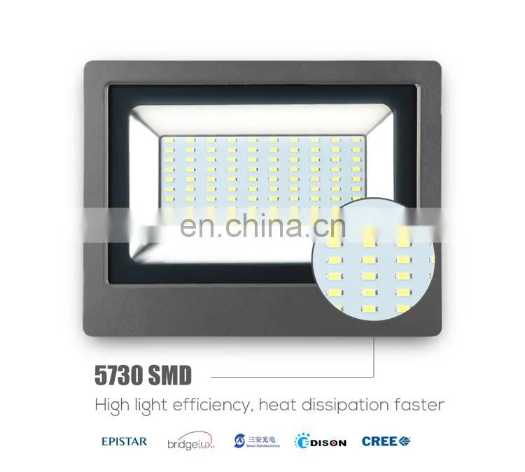 New product 2019 guzhen lighting factory high lumen IP65 outdoor white led 150w 100w 50w flood light