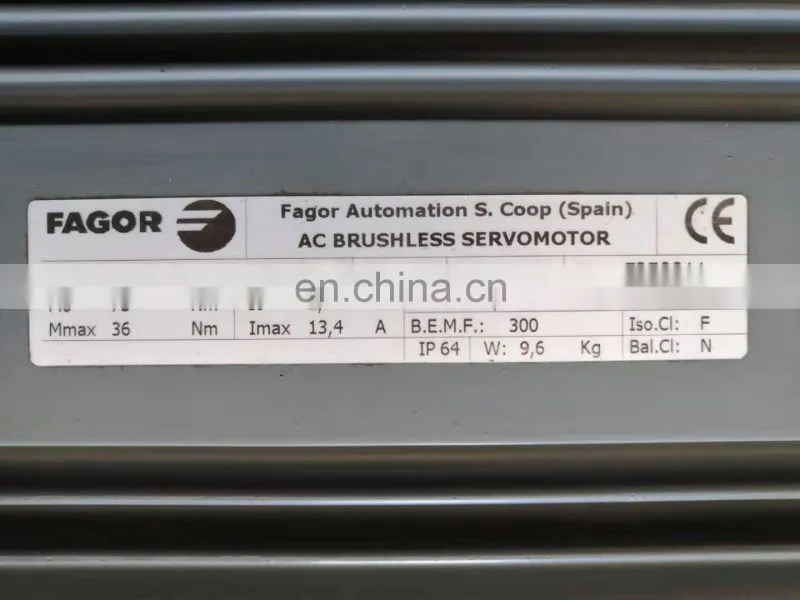 Brushless AC Fagor Servo Motor Drive FXM33.20A-E1.000 For Electrical Saving Machine
