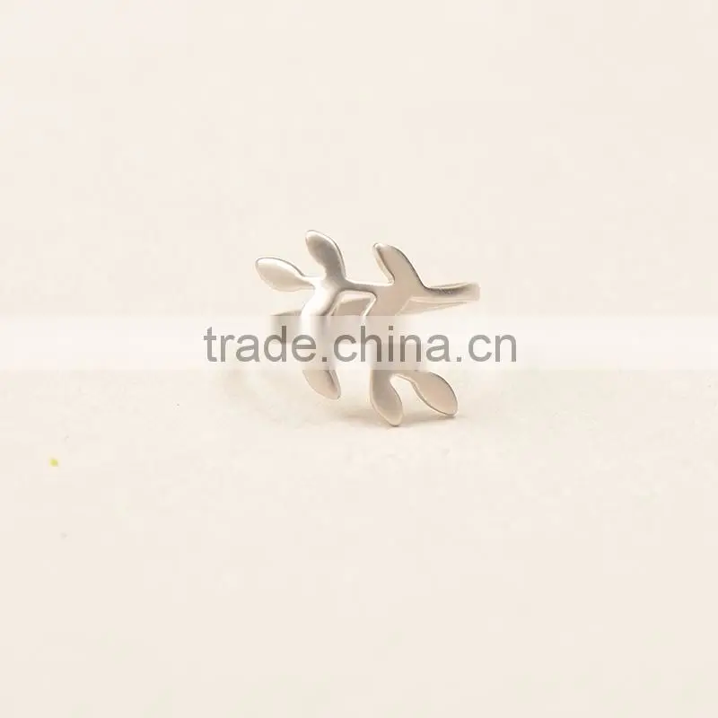Fashion Women Engagement Jewelry silver Plating Female Finger Rings