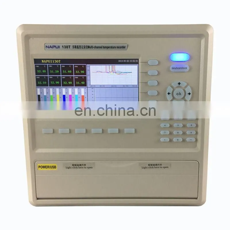 paperless data loggerIndustrial Multi Channel Pt100 Thermocouple Digital Paperless Temperature Chart Recorder With RS485 Modbus
