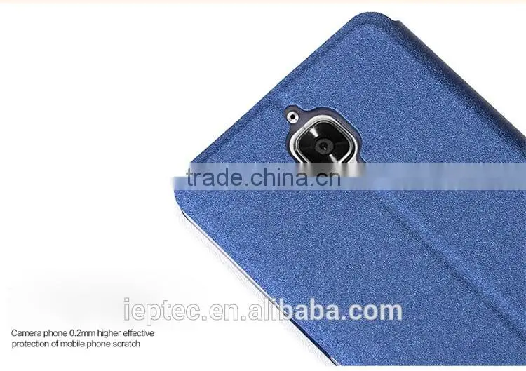 New MOFi Case Celular Housing for OnePlus Three, OnePlus 3, Blank Mobile Phone Coque Leather Flip Cover for One Plus Three