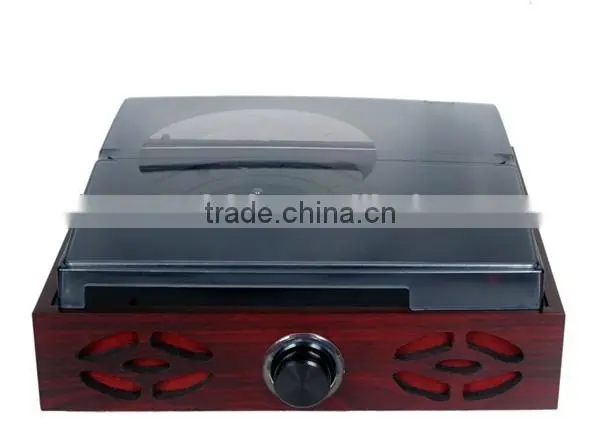 Classic Vintage Design!!! Simple Turntable& Vinyl Record LP& Gramophone with PC Link