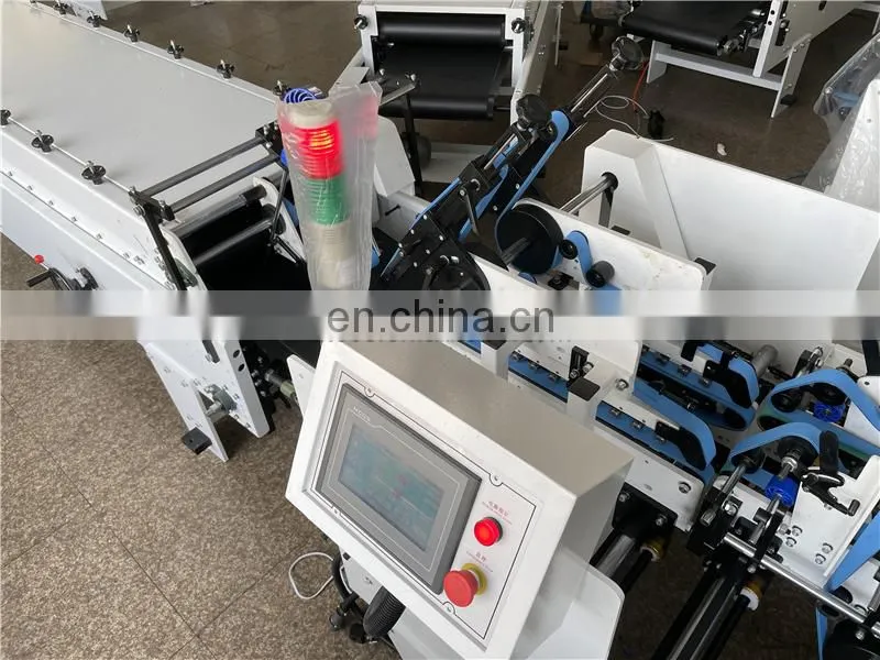 UFG600AG Automatic Pre-fold crash Lock Bottom Folder Gluer, fried chicken packaging box folding gluing machine