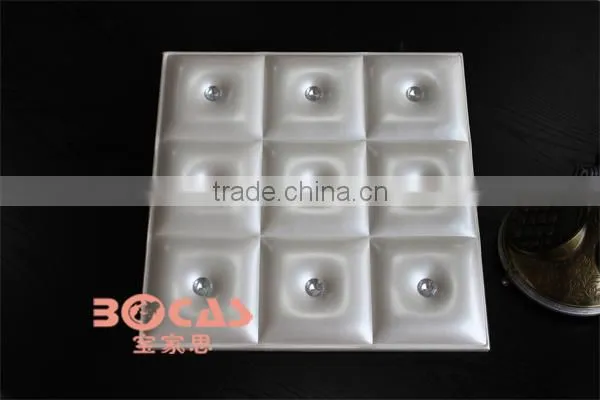Leather walls panel panel wall decoration 3d wall decor wall paper of instead factory decorative ceiling and