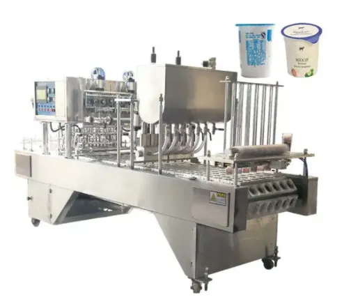 Ice Cream Cup Filling Sealing Machine