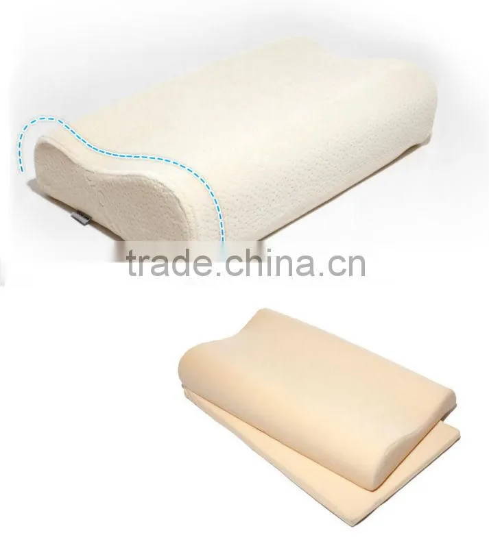 bamboo fabric cover molded memory foam pillow for bed hotel