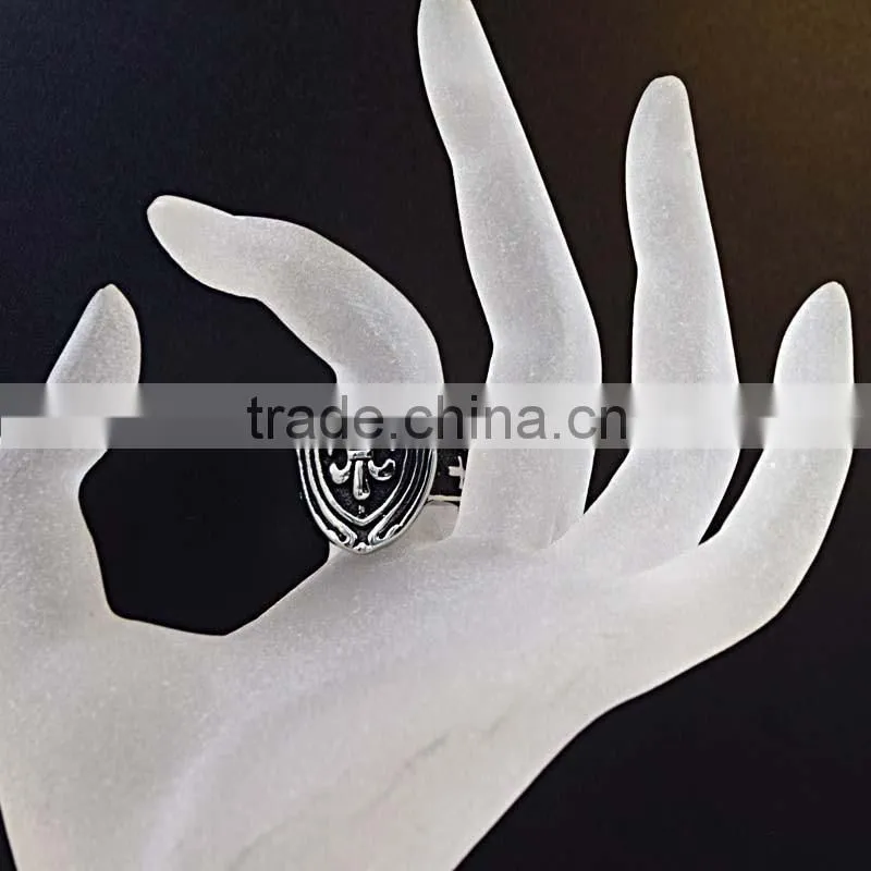 ally express cheap wholesale ring punk jewelry rings silver ring blanks