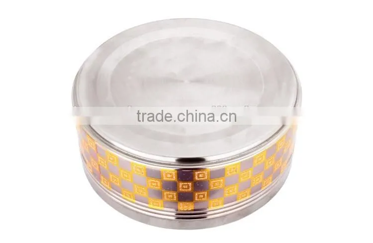guangdong stainless steel tiffin lunch box/ 4 layers thermal metal food carrier/ hand pot