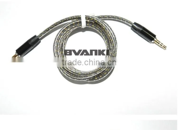 2016 top selling products in alibaba AUX Cable, 1m 3.5mm Male Mini Plug Stereo Audio Cable for iphone 6s phone unlocked
