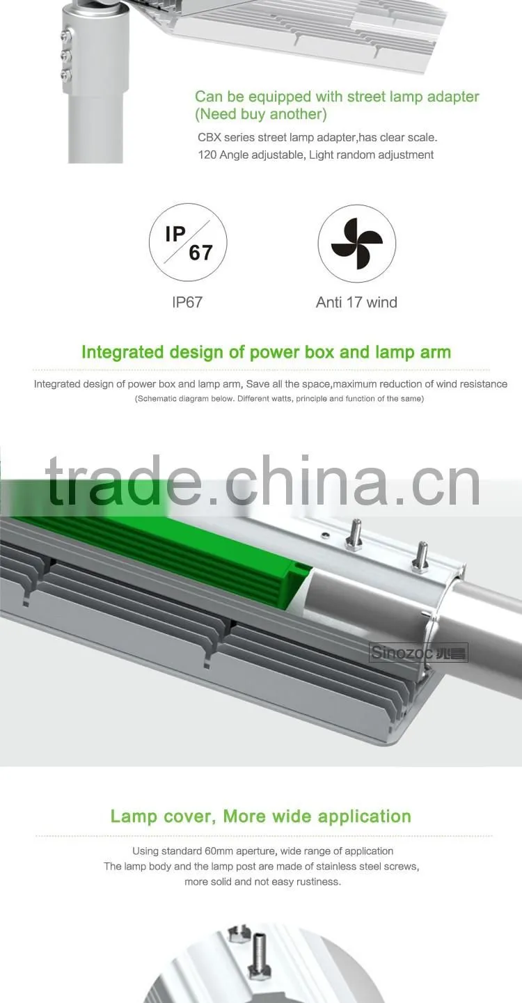 Sinozoc High quality ip67 30w 60w 90w 120w 150w led street lamp module outdoor light fixture LED street light module