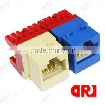 china supplier fiber optic keystone jack with different colors