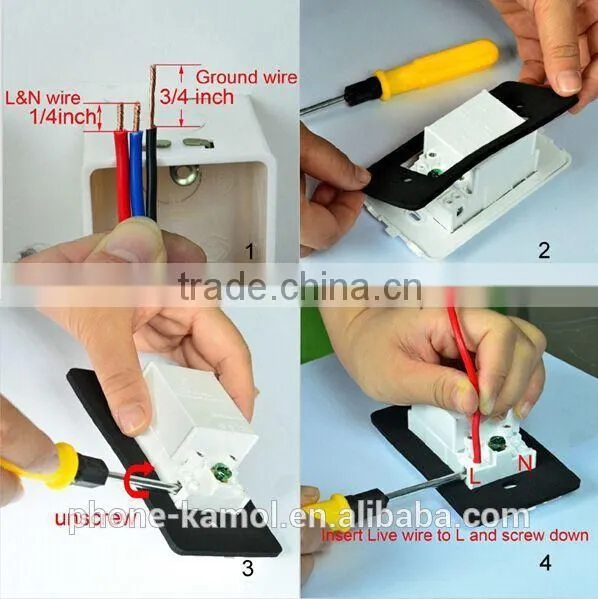 US standard New USB wall outlet receptacle with dual usb ports