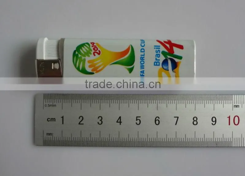 rechargeabe plastic cigarette lighter cheapest electronic lighter with world cup pictures