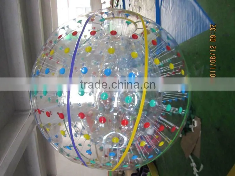 2014 hot sell inflatable grass ball / human rolling ball / ground ball