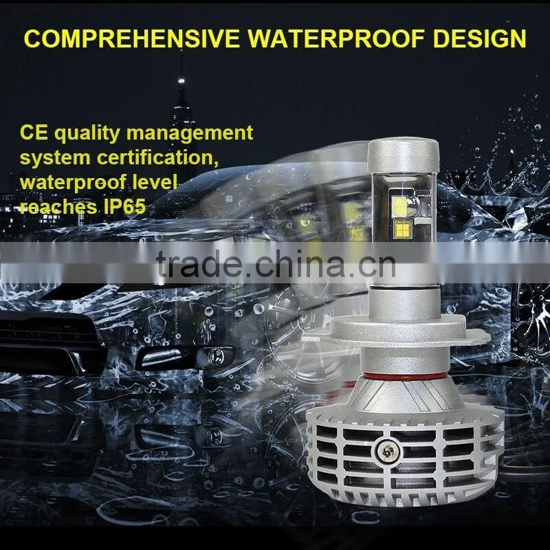 Lanseko 2015 newest G6 fanless all in one 5 color DIY freely h8 auto led headlight bulbs 12v 35w