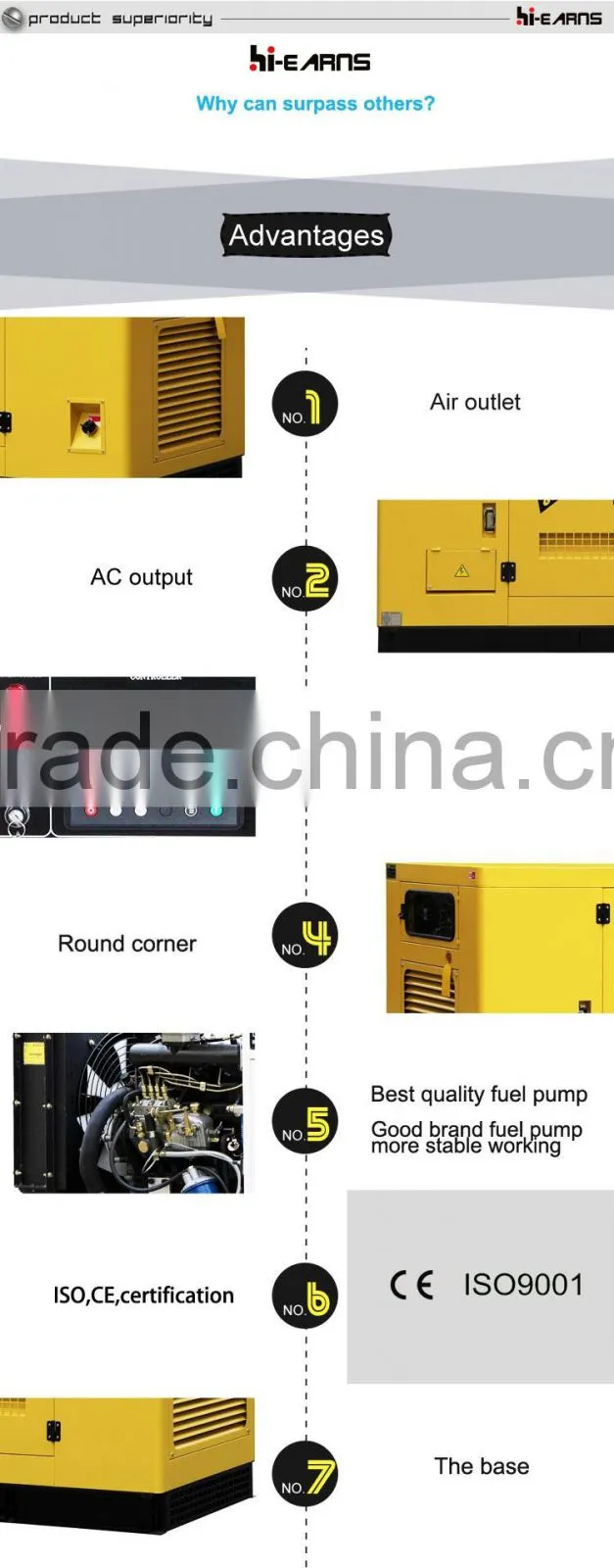 100KW Power supply water cooled diesel generator