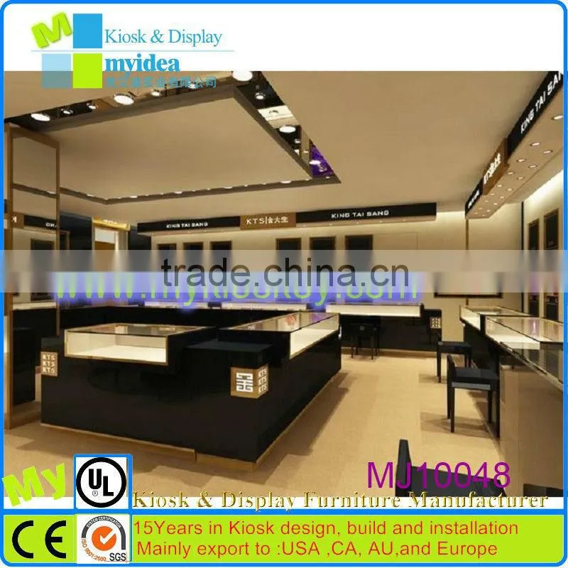Myidea Factory wholesale Acrylic Black Watch Display Rack for Watch Store Kiosk