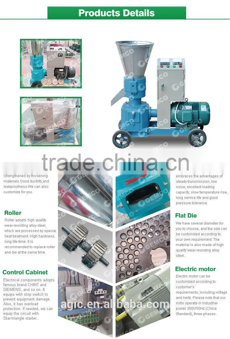 Factory supplied feed pellet production line