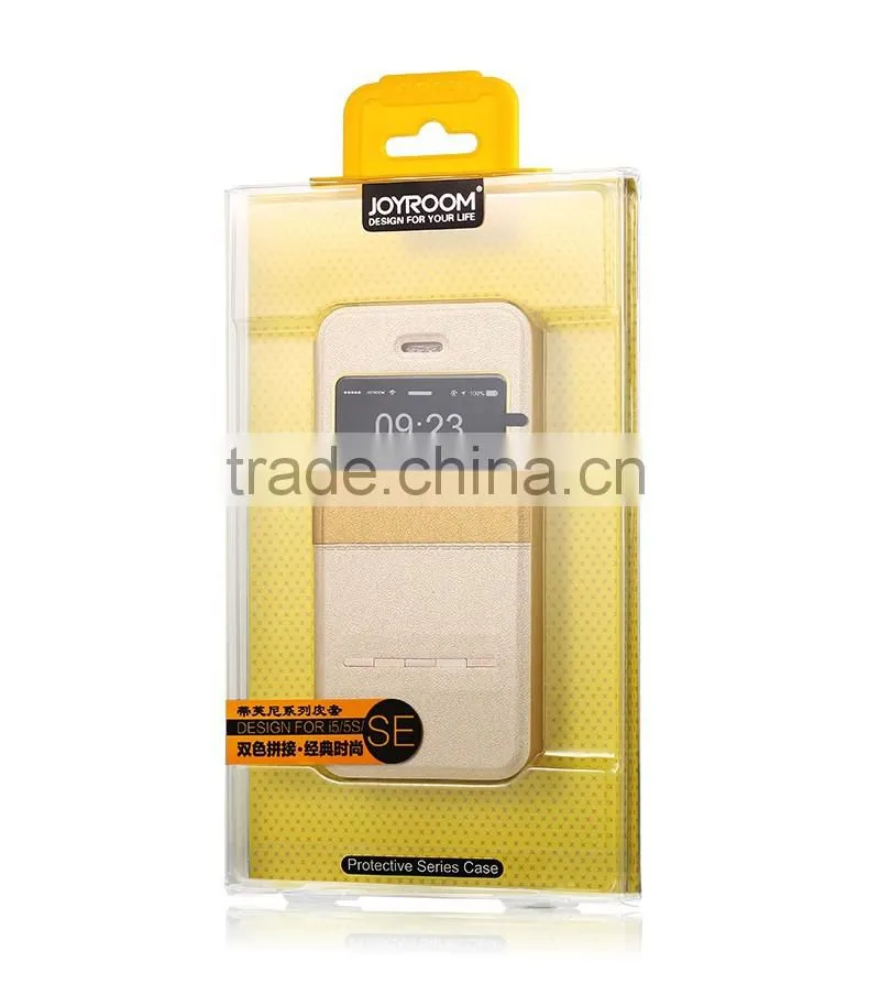 Joyroom Card Holder Wallet Case for iPhone 5s SE Slide to Answer Phone Smart Flip Case MT-5744