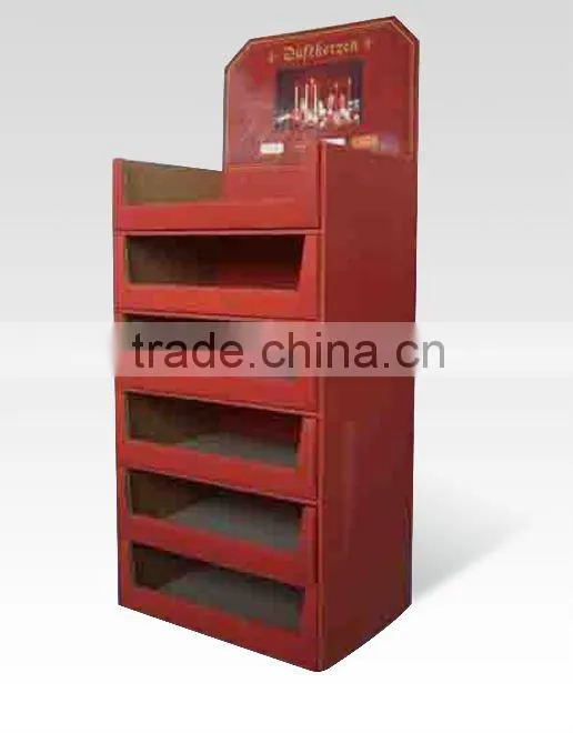 2011 new style floor paper display stand