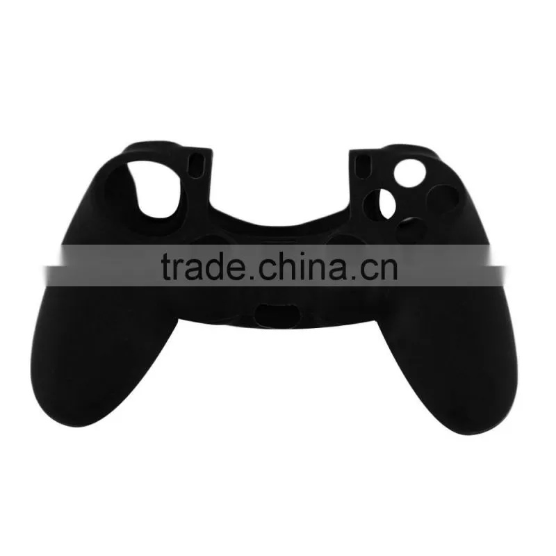 black blue red Soft Silicone Rubber Gel Skin Non-slip Case Cover for PS4 Controller