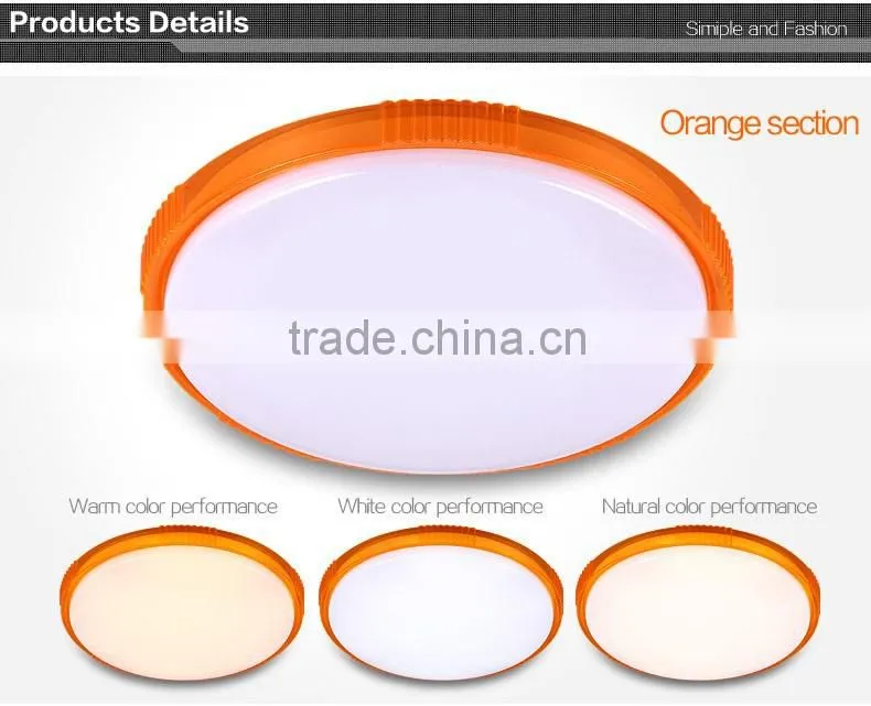 2016 hot sales led ceiling light fittings small round 5 years gurantee 24 to 48W